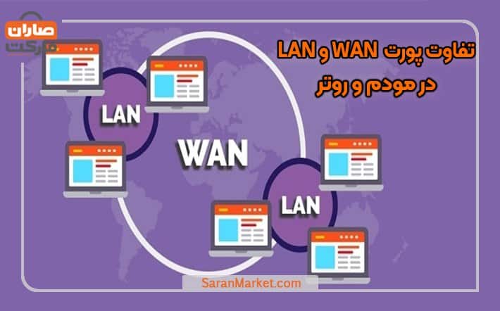تفاوت پورت WAN و LAN در مودم و روتر + کاربرد آنها