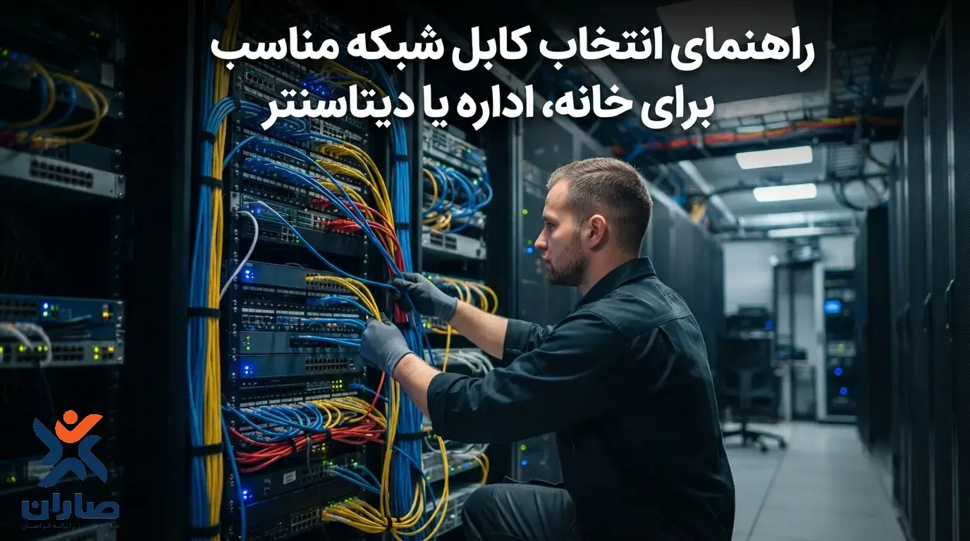راهنمای انتخاب کابل شبکه مناسب برای خانه، اداره یا دیتاسنتر