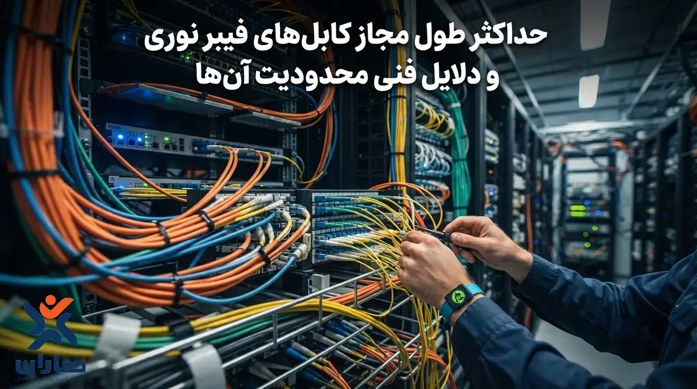 حداکثر طول مجاز کابل‌های فیبر نوری و دلایل فنی محدودیت آن‌ها