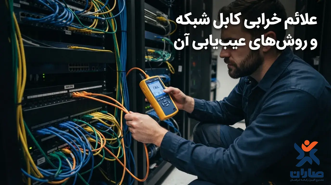علائم خرابی کابل شبکه و روش‌های عیب‌یابی آن