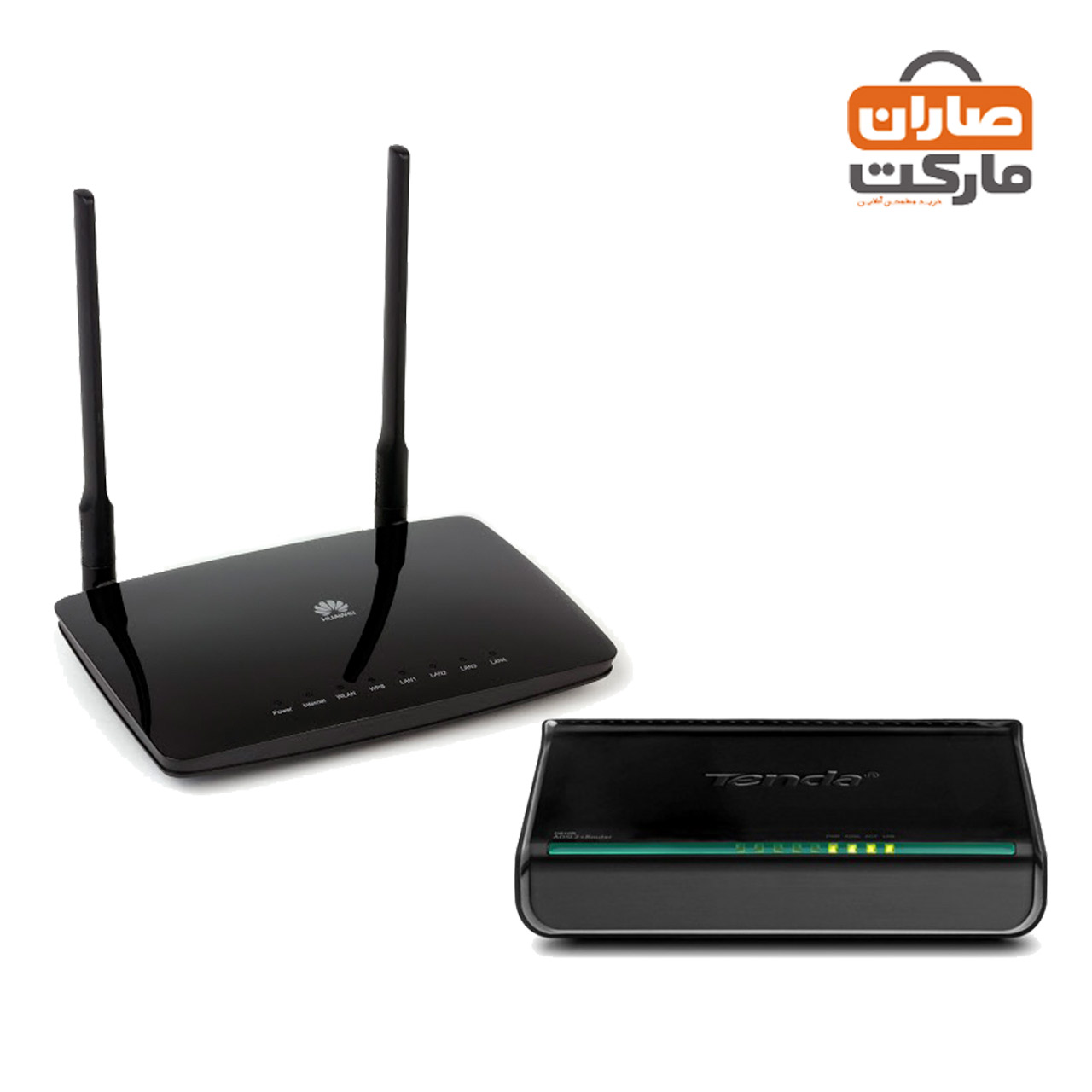 باندل مودم ADSL کابلی Tenda و روتر بیسیم Huawei